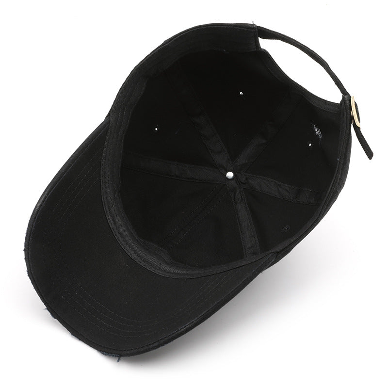 Wholesale Cotton Letter Embroidery Washed Baseball Cap
